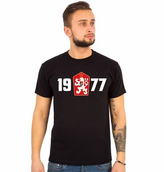 Obrázek 1 produktu Pánské tričko 1977 Československý Legendární Ročník