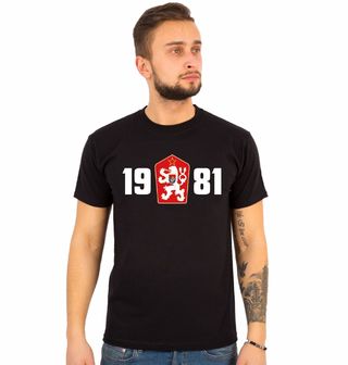 Obrázek 1 produktu Pánské tričko 1981 Československý Legendární Ročník