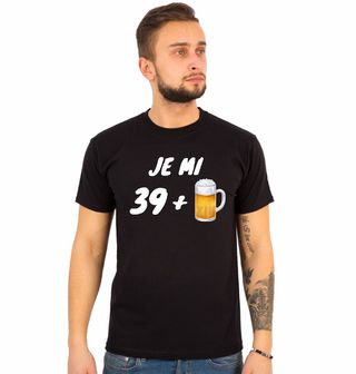 Obrázek 1 produktu Pánské tričko Je mi 39 let + 1 Pivo