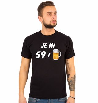 Obrázek 1 produktu Pánské tričko Je mi 59 let + 1 Pivo