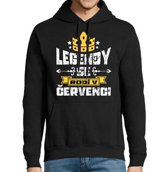 Obrázek 1 produktu Pánská mikina Legendy se Rodí v Červenci