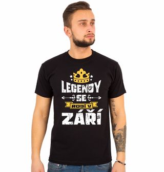 Obrázek 1 produktu Pánské tričko Legendy se Rodí v Září