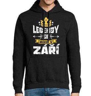 Obrázek 1 produktu Pánská mikina Legendy se Rodí v Září
