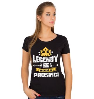 Obrázek 1 produktu Dámské tričko Legendy se Rodí v Prosinci