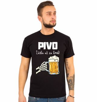 Obrázek 1 produktu Pánské tričko Pivo Láska až za Hrob
