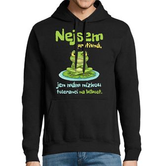 Obrázek 1 produktu Pánská mikina Nejsem Protivná Jen Mám Nízkou Toleranci Na Blbost