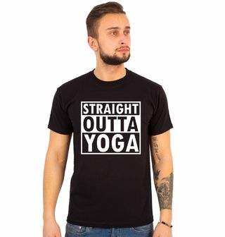 Obrázek 1 produktu Pánské tričko Straight Outta Yoga