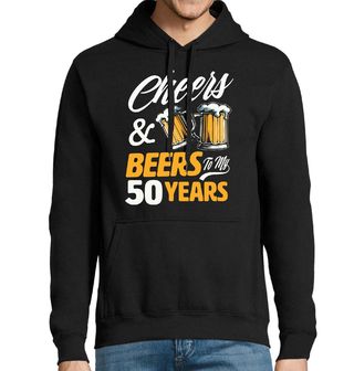 Obrázek 1 produktu Pánská mikina Přípitek k 50. narozeninám Cheers & Beers to my 50 Years