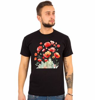 Obrázek 1 produktu Pánské tričko Květinová Louka z Máku
