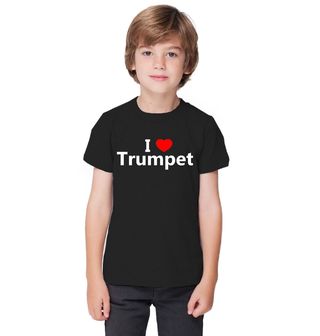 Obrázek 1 produktu Dětské tričko Miluji Trubku I Love Trumpet