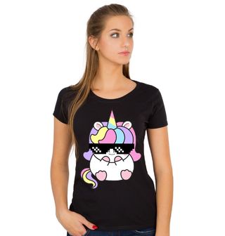 Obrázek 1 produktu Dámské tričko Cool Unicorn s Brýlemi