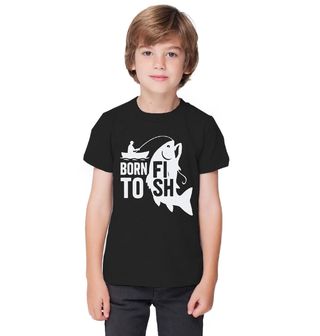 Obrázek 1 produktu Dětské tričko Born to Fish Rybářský Úlovek