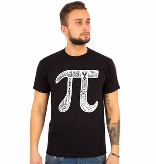 Obrázek 1 produktu Pánské tričko Folk Symbol Pí 𝝅