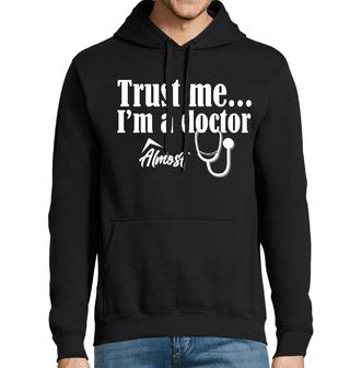 Obrázek 1 produktu Pánská mikina Věř mi, jsem doktor… skoro
