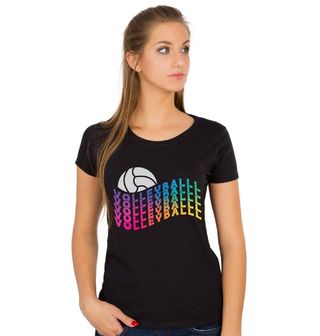 Obrázek 1 produktu Dámské tričko Barevný Volleyball