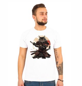 Obrázek 1 produktu Pánské tričko Kočičí Samuraj