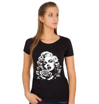 Obrázek 1 produktu Dámské tričko Marilyn Monroe s Růží