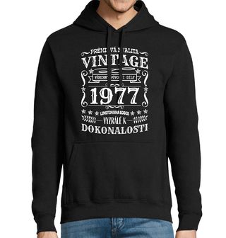 Obrázek 1 produktu Pánská mikina Ročník 1977 Prémiová kvalita
