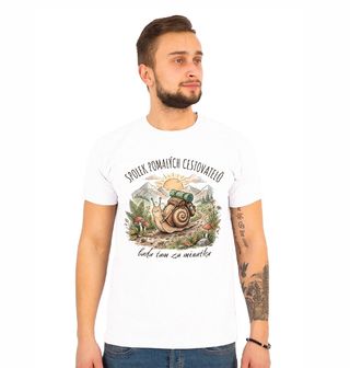 Obrázek 1 produktu Pánské tričko Šnek Pomalý Cestovatel