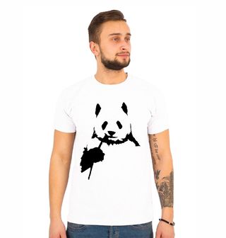 Obrázek 1 produktu Pánské tričko Panda jí Bambus
