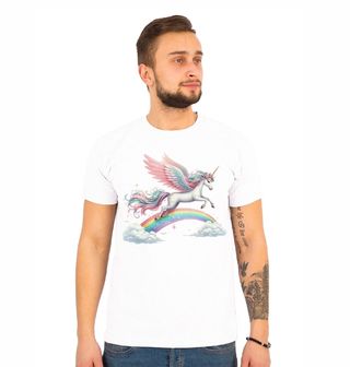 Obrázek 1 produktu Pánské tričko Magický Jednorožec s Křídly