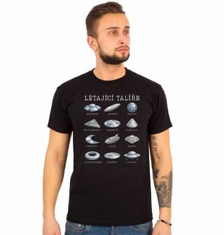 Obrázek 1 produktu Pánské tričko Druhy Létajících Talířů UFO