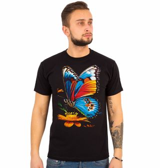 Obrázek 1 produktu Pánské tričko Tropický Motýl Morpho