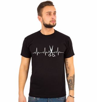 Obrázek 1 produktu Pánské tričko Kardiogram a Nůžky