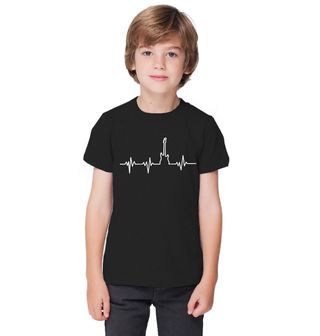 Obrázek 1 produktu Dětské tričko Kardiogram a Kytara
