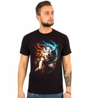 Obrázek 1 produktu Pánské tričko Nezkrotný Vlk Živlů