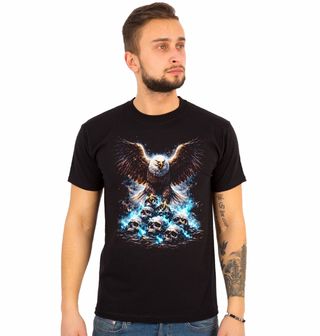 Obrázek 1 produktu Pánské tričko Orel Bělohlavý na Lebkách