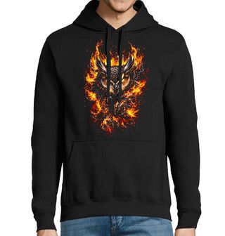 Obrázek 1 produktu Pánská mikina Ohnivý Výr Velký Bubo bubo