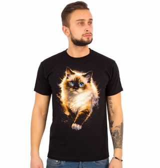 Obrázek 1 produktu Pánské tričko Modrooká Kočka Ragdoll