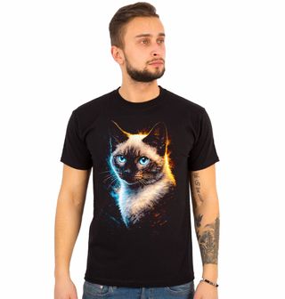 Obrázek 1 produktu Pánské tričko Věrná Siamská Kočka