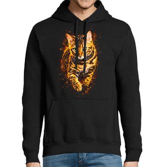 Obrázek 1 produktu Pánská mikina Elegantní Kočka Toyger