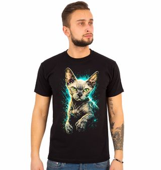 Obrázek 1 produktu Pánské tričko Kočka Kanadský sphynx
