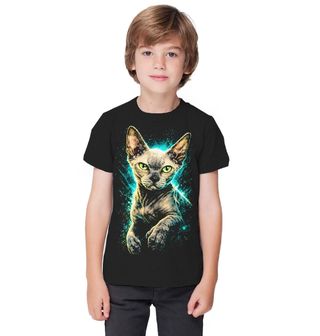 Obrázek 1 produktu Dětské tričko Kočka Kanadský sphynx