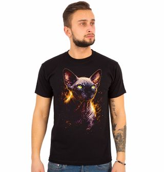 Obrázek 1 produktu Pánské tričko Kanadská Bezsrstá Kočka Sphynx
