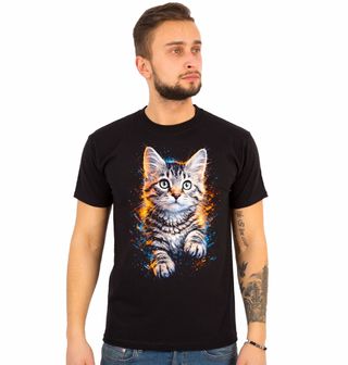Obrázek 1 produktu Pánské tričko Mourovaté Koťátko