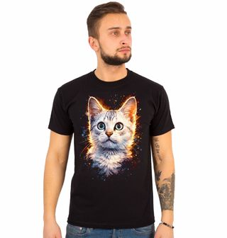 Obrázek 1 produktu Pánské tričko Kotě Evropské Kočky domácí