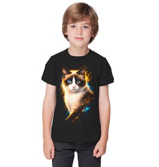 Obrázek 1 produktu Dětské tričko Ragdoll Kočka s Krátkou Srstí