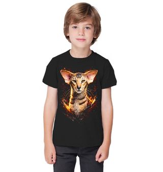 Obrázek 1 produktu Dětské tričko Orientální Kočka Oriental Shorthair