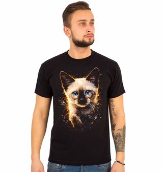 Obrázek 1 produktu Pánské tričko Kotě Siamské Kočky