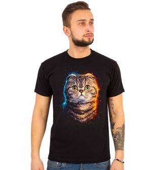 Obrázek 1 produktu Pánské tričko Nevinná Skotská Klapouchá Kočka