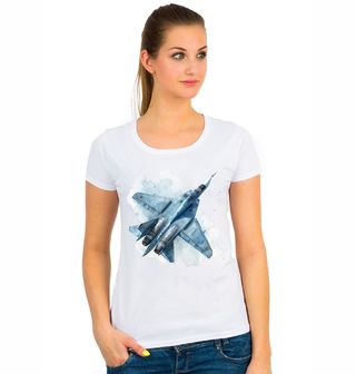 Obrázek 1 produktu Dámské tričko Dvoumotorová Stíhačka MiG-29
