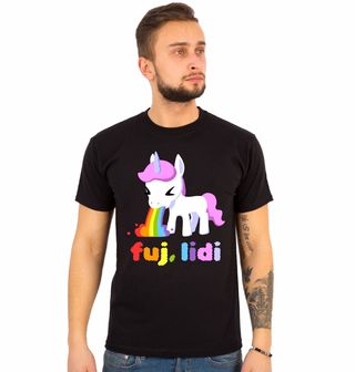 Obrázek 1 produktu Pánské tričko Introvert Jednorožec Fuj, lidi!