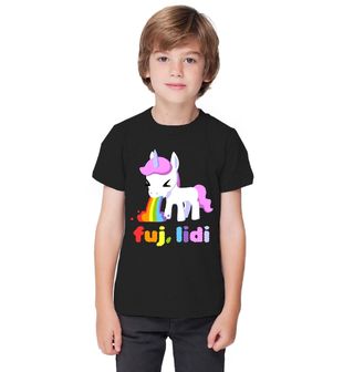 Obrázek 1 produktu Dětské tričko Introvert Jednorožec Fuj, lidi!