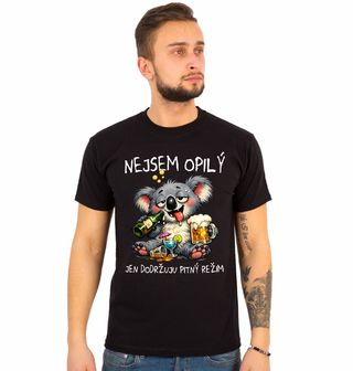 Obrázek 1 produktu Pánské tričko Opilá Koala Nejsem opilý, jen dodržuju pitný režim