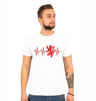 Obrázek 1 produktu Pánské tričko Kardiogram a Český Heraldický Lev