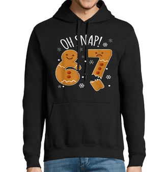 Obrázek 1 produktu Pánská mikina Vánoční Ulomený Perníček 67 Six Seven Oh Snap!